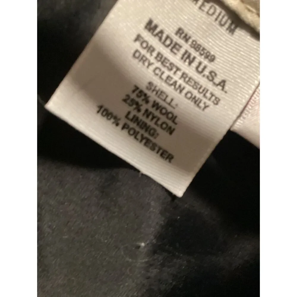 NWT Schaefer American Made 100% Wool Riding Vest Grey Medium  Western/Ranch Wear - Picture 3 of 10